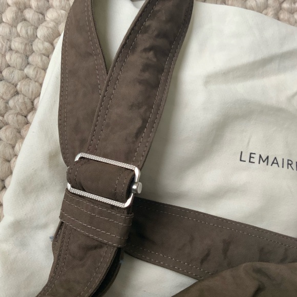 LEMAIRE BROWN SOFT FLIGHT BAG - Picture 4 of 8